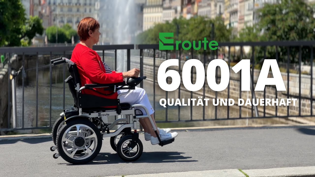 Eroute 6001A – Elektrischer Klapprollstuhl – Qualitätskonstruktion