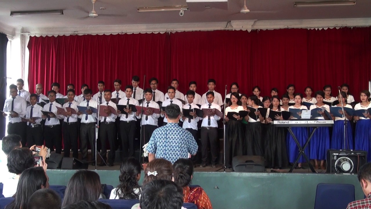 Nepali christiya Bhajan 4 part singing by miriam choir
