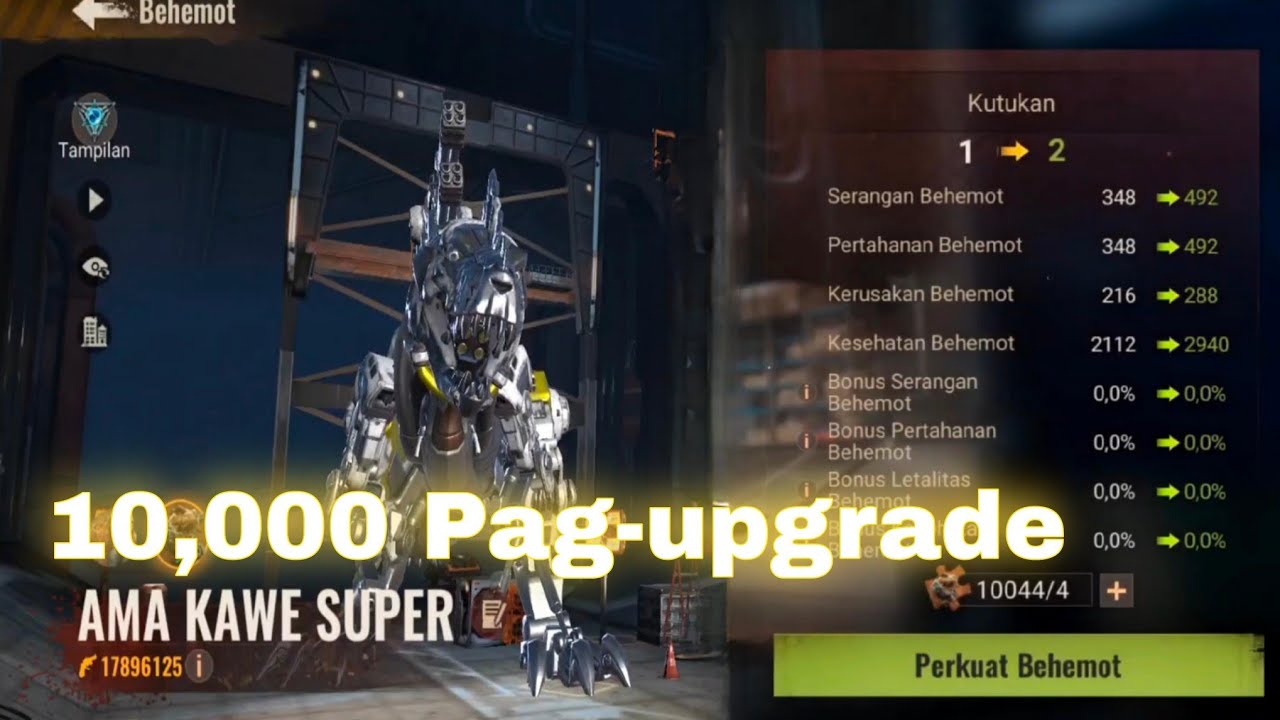 State Of Survival: Максимальный уровень обновления Behemoth?