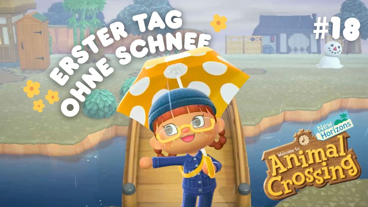 Erster Frühlingstag ohne Schnee auf Orangia 🌱 | Animal Crossing Let's Play deutsch