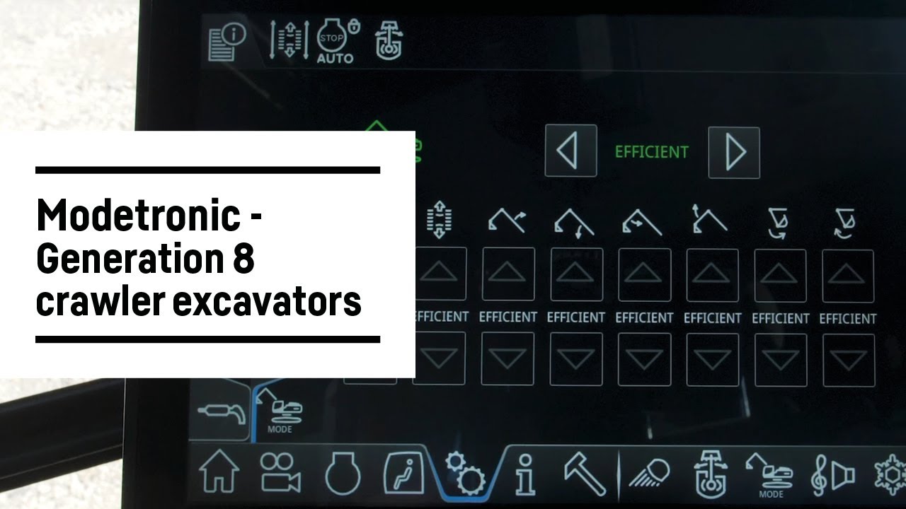 Modetronic: 4 operating modes for Generation 8 crawler excavators | Liebherr