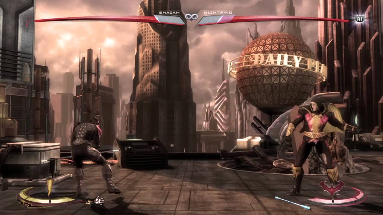 Injustice: Gods Among Us Shazam vs Nightwing