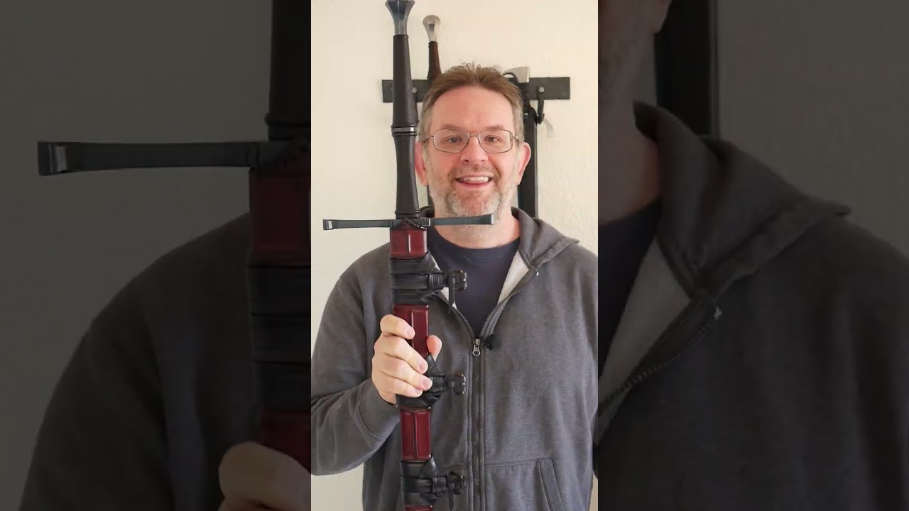 Sword Reviews Done Quick - Lockwood SL1014 - Oakeshott type XVIIIb longsword/estoc #shorts
