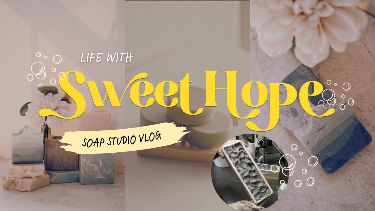 Productive Soap Studio Vlog | make cold process salt bars with me, fast moving recipe!