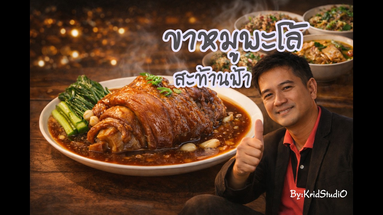ขาหมูพะโล้...สะท้านฟ้า...[KridStudiO]