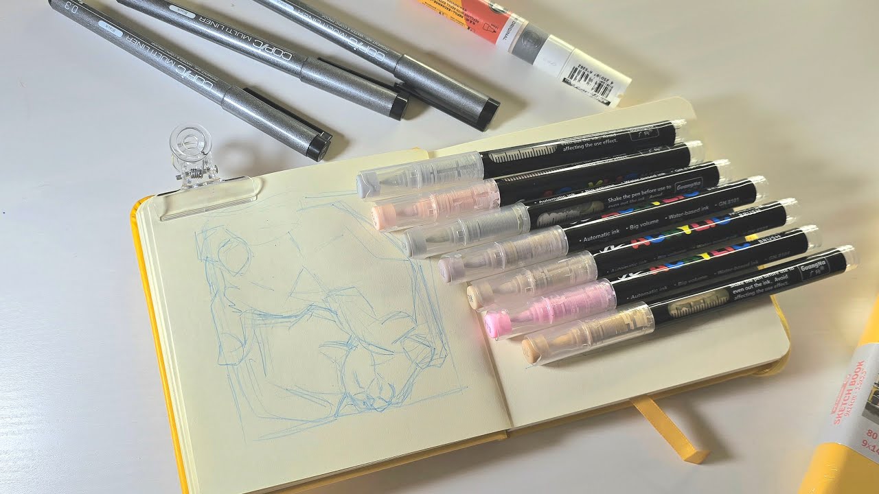 Let's draw a cat in a box! Late night chat and draw
