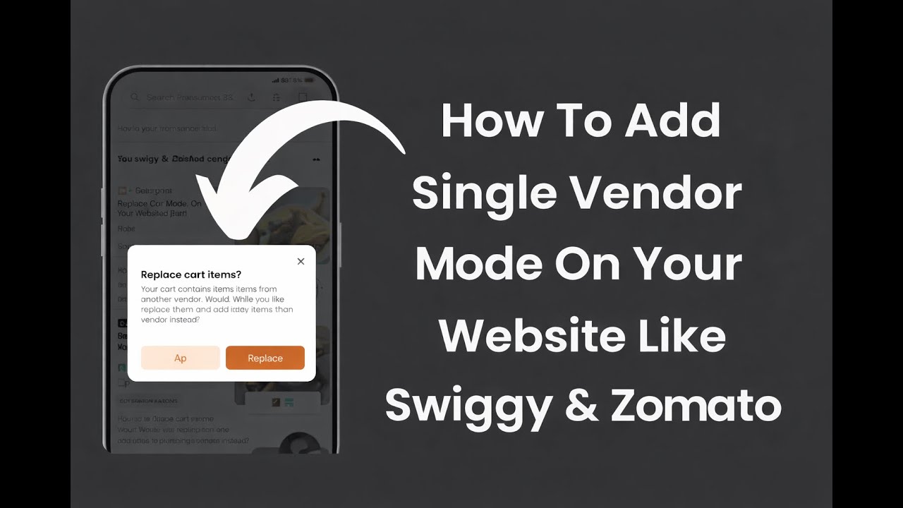 How To Add Single Vendor Mode On Your Website Like Swiggy & Zomato (Hindi)