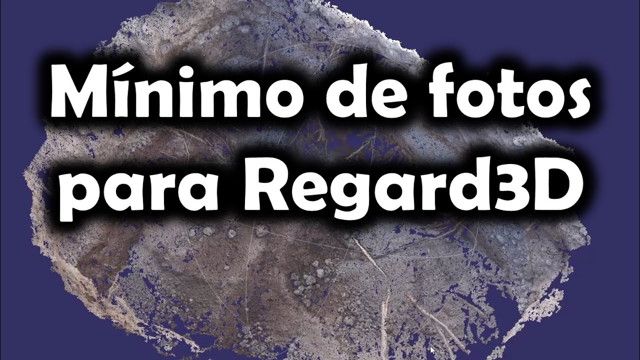 [Fotogrametr&iacute;a] Probando el m&iacute;nimo de fotos en Regard3D