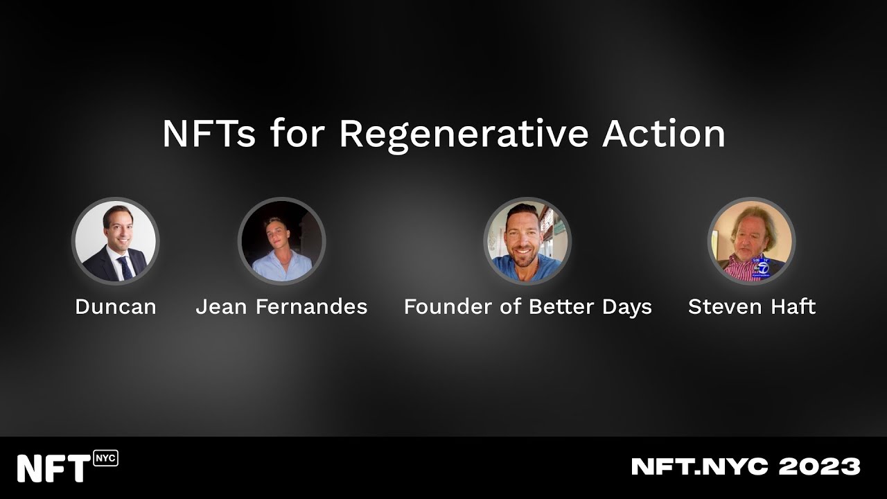 NFTs for Regenerative Action - Panel at NFT.NYC 2023