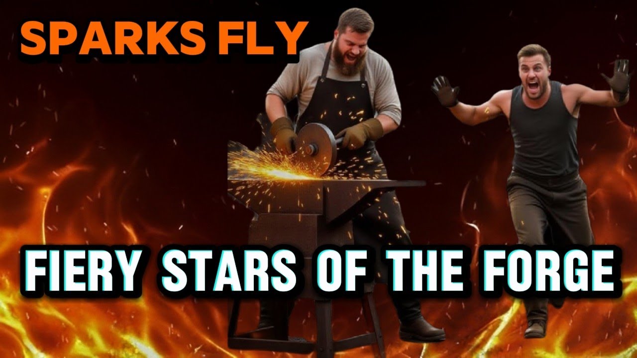 Blacksmith's Fire: Sparks of Power! 🔥 #forging 