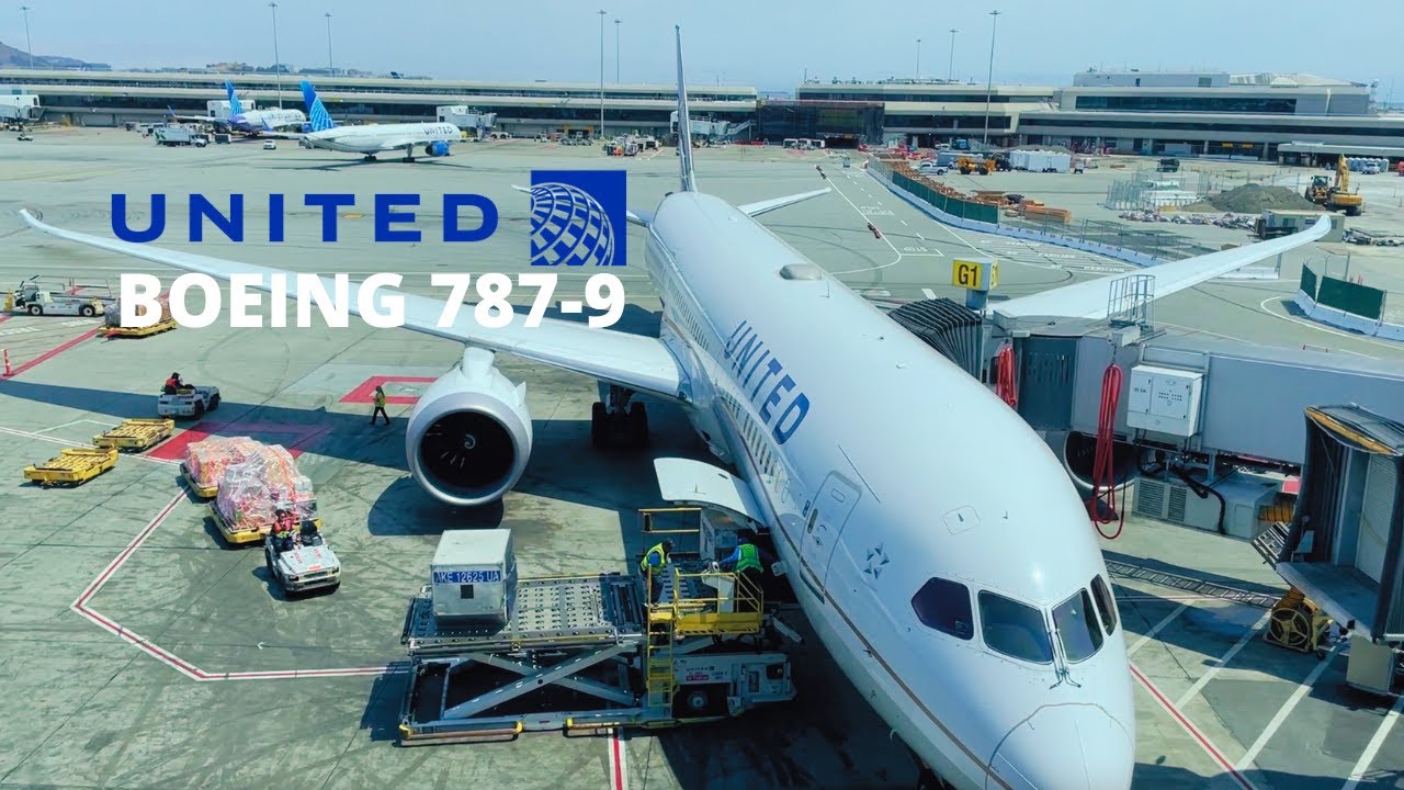 [4K] SFO BAY TAKEOFF | San Francisco to London Heathrow | United Airlines Boeing 787-9 Dreamliner