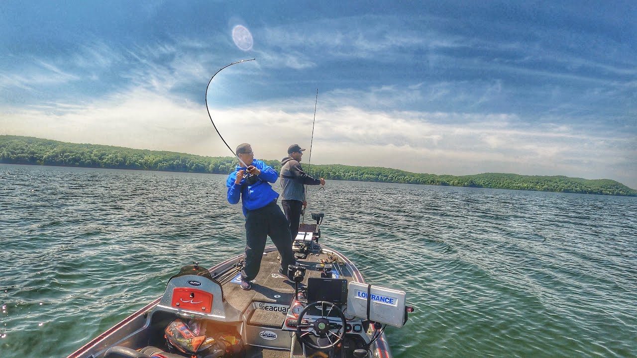 Summer time fishing at Grand lake, Oklahoma and Bone Creek, SE Kansas.