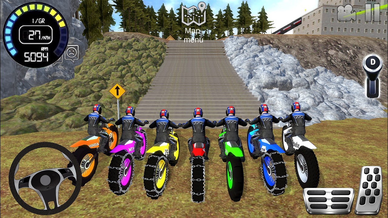 Juego de Motos - Extrema de Motocicletas #12 Offroad Outlaws Android / IOS gameplay FHD