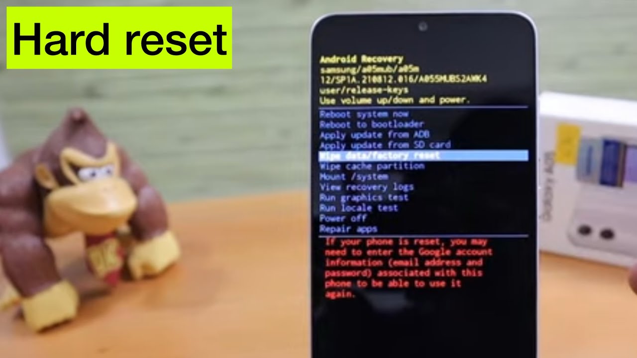 SAMSUNG A05  [ HARD RESET]   como formatear - eliminar bloqueo de pantalla