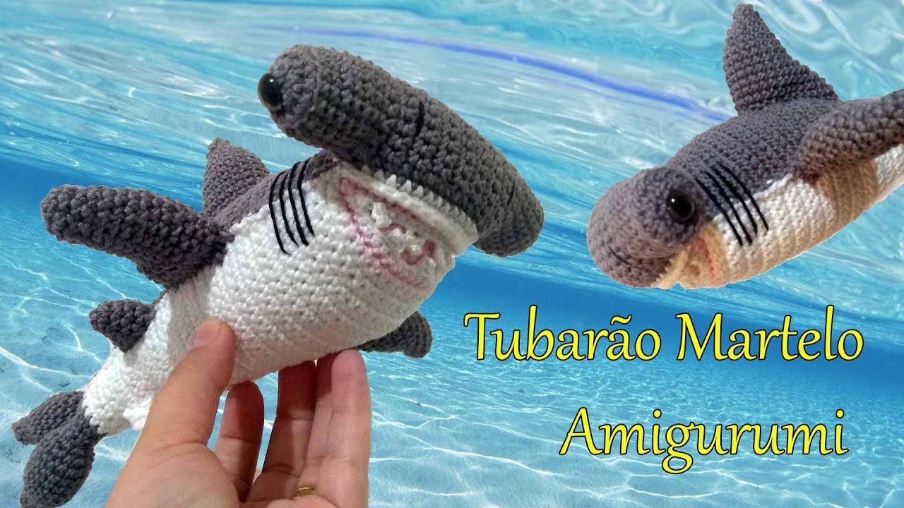 Tubarão Martelo - Amigurumi