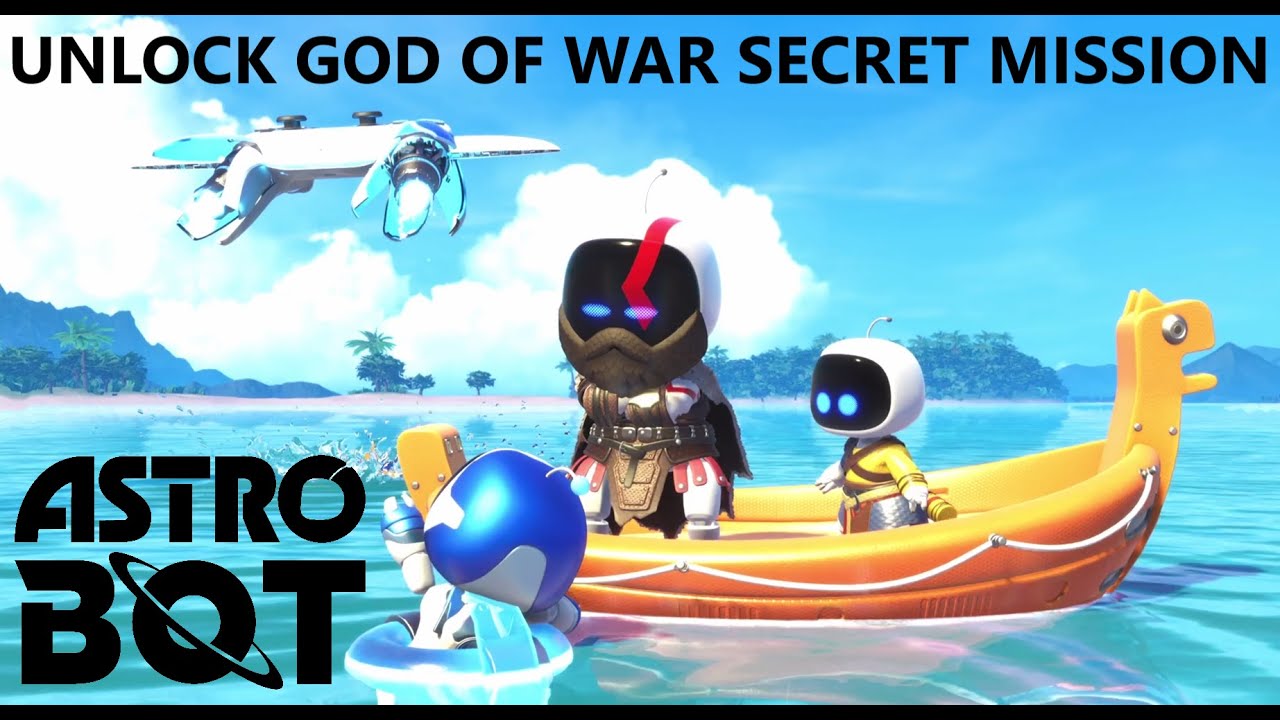 How to Unlock God of war Secret Mission - Wako Tako (Boss Fight) (Astro Bot) (PS5)