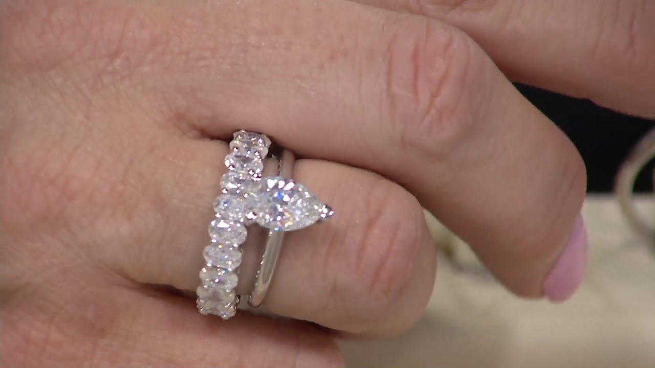 Moissanite Solitaire Ring, 14K Gold on QVC