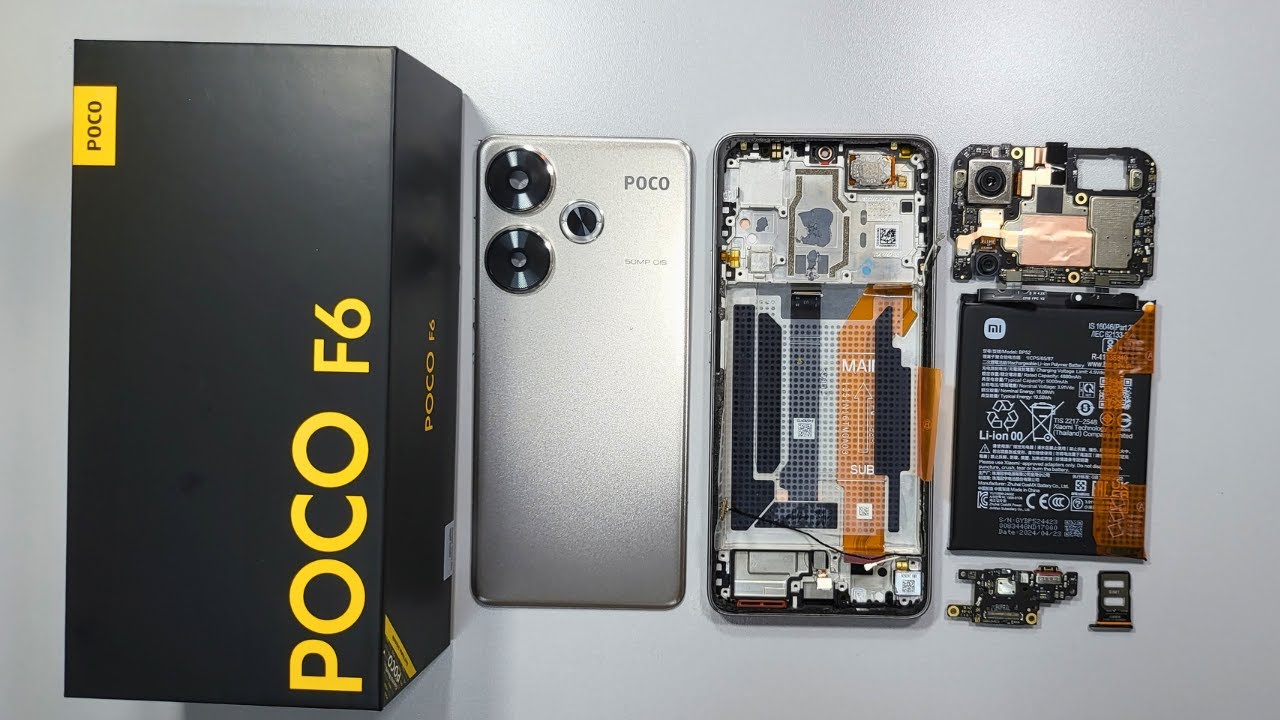 POCO F6 TEARDOWN & DISASSEMBLY !!! NO DETAIL INFORMATION !!!!