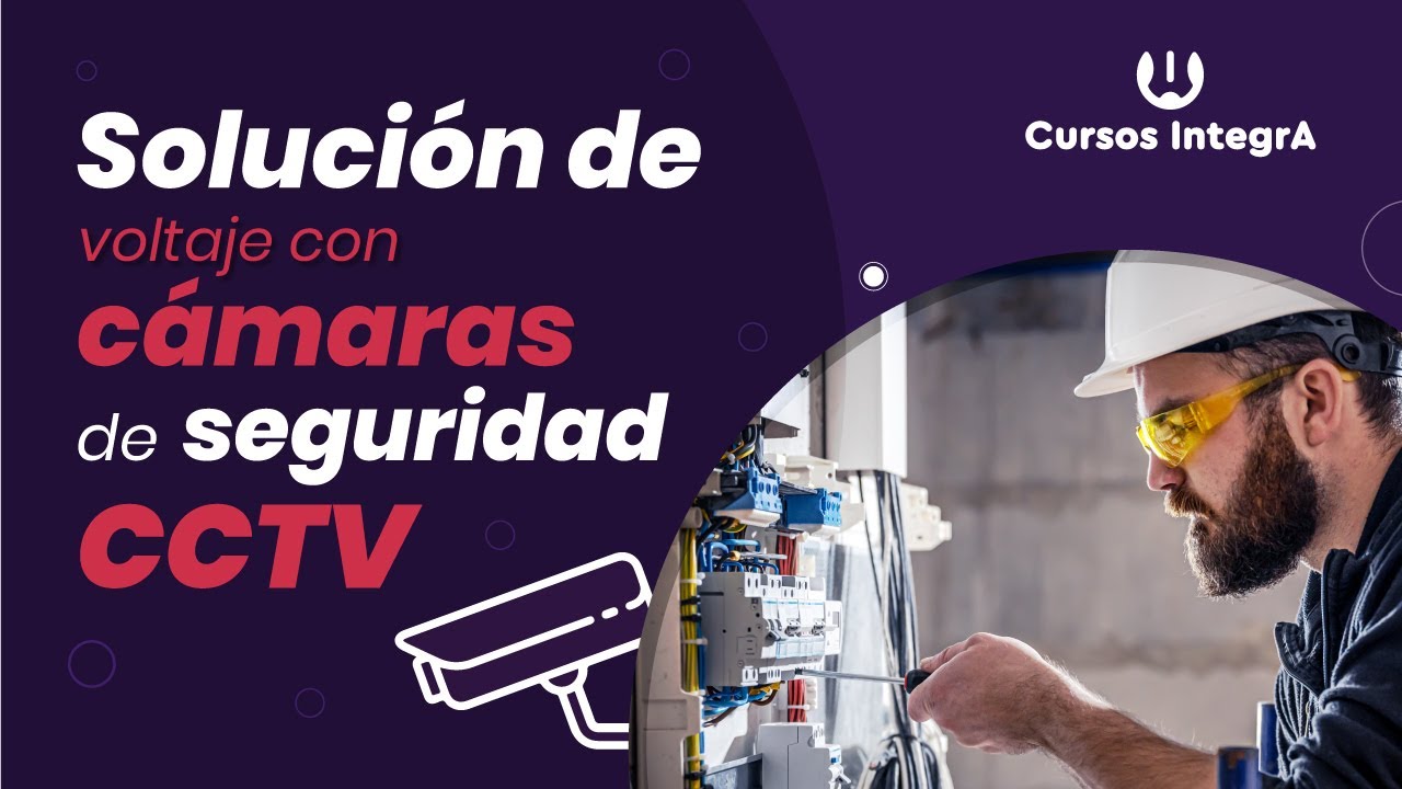 ⚡️Solución de voltaje con cámaras de seguridad CCTV🧿