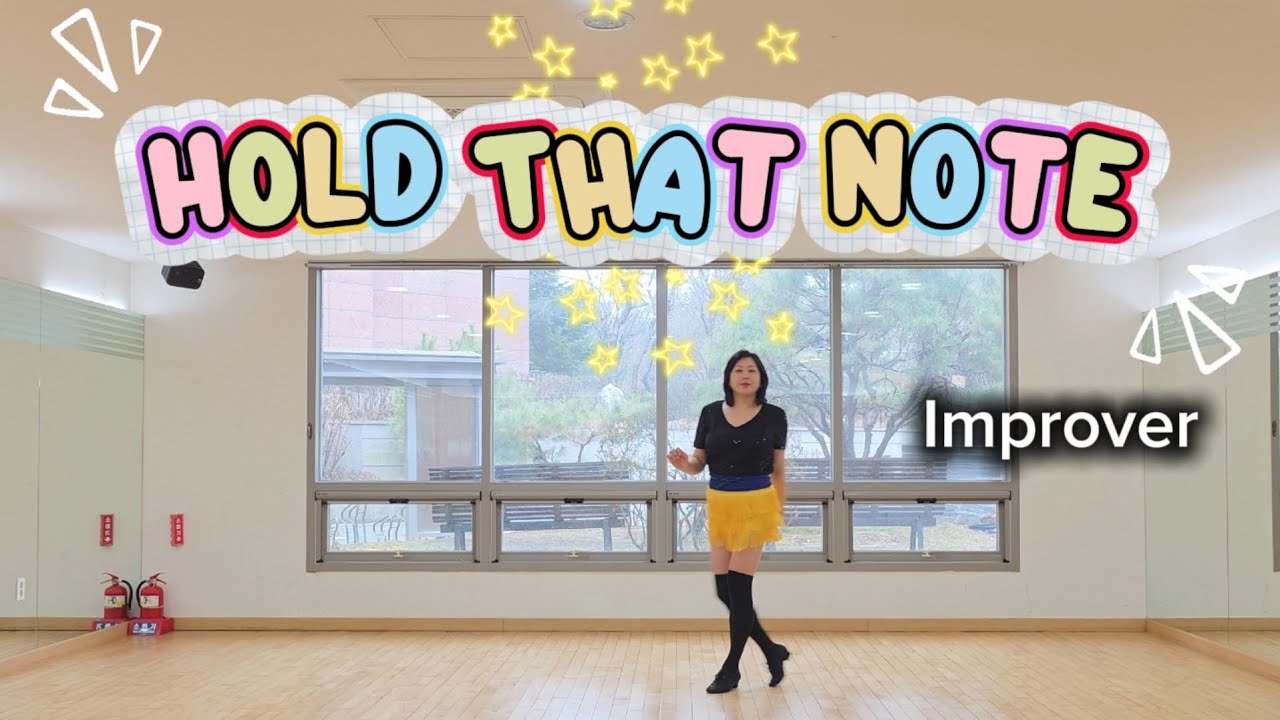 Hold That Note Linedance/Improver/미니선셋라인댄스/January 2026