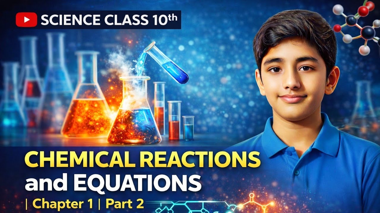 Science Class 10th | Chemical Reactions and Equations | Chap 1 |Part 2| Most Repeated Board Question