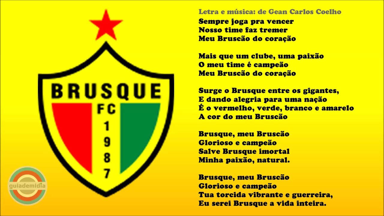 Hino do Brusque Futebol Clube