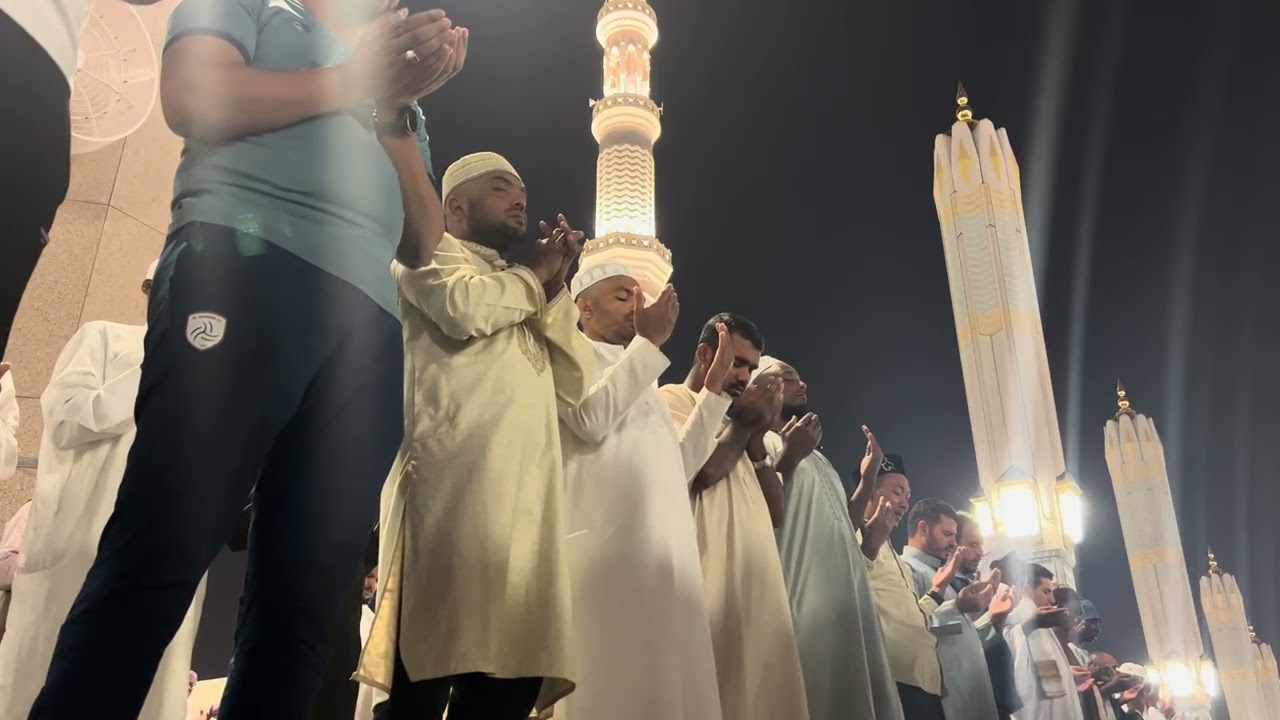 10 Ramazan Witr and Dua at masjid Nabvi♥️ #prophetmuhammad #mosque #madina #ramazan 