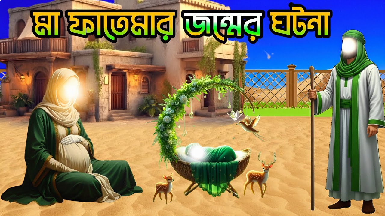 হযরত ফাতেমা রাঃ এর জন্মের অলৌকিক কাহিনী | মা ফাতেমার জীবনী | ইসলামিক কাহিনী | islamic story | নূর |