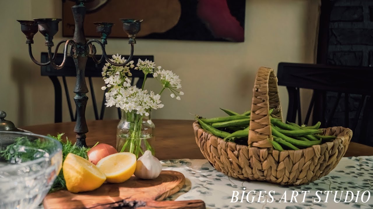 Тихий влог | Принятие весны в деревне: Искусство, Сад и Простые Блюда