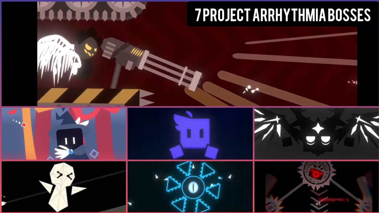 7 AMAZING Project Arrhythmia Boss Fights! [NEW]