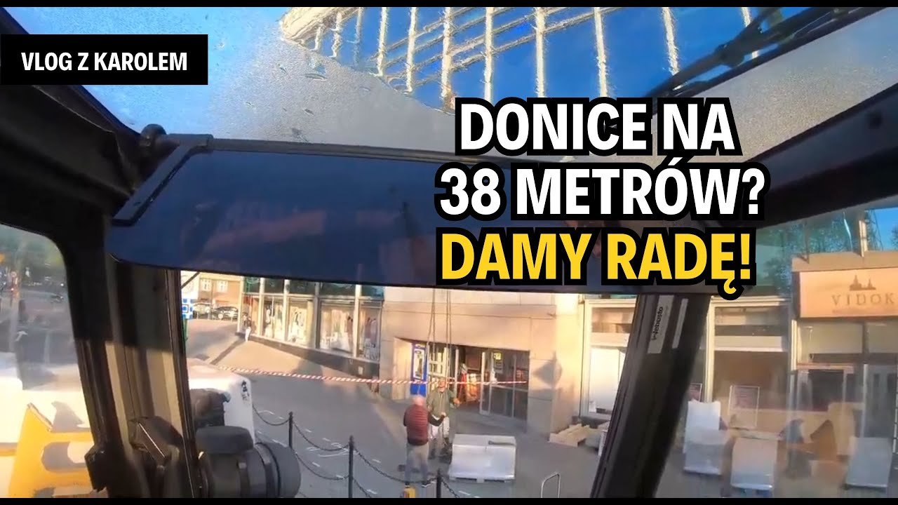 Ogranicznik prawie wstrzymał prace! Wnoszenie z Grove GMK 3050 | EHC Karol Zagajewski sp.k