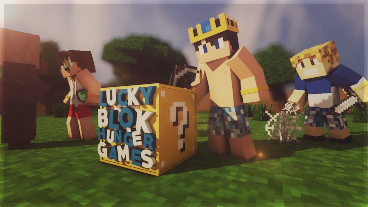 BURAK OYUNDA KENDİNİ FEDA ETTİ | Minecraft | Şans Bloklu Hunger Games | Bölüm -1 | ft.Burak Oyunda