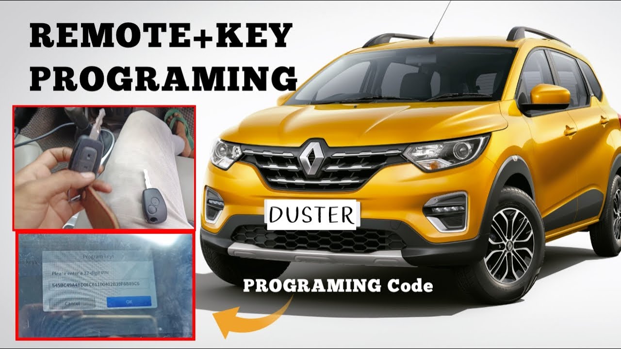 Renault duster remote key programing by Xtool pad 1