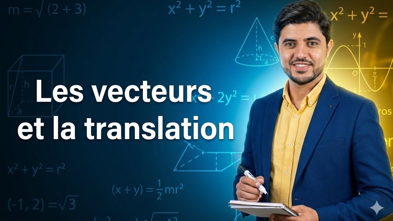 الشرح الأسطوري les vecteurs et la translation 3ac part 3 exercices 