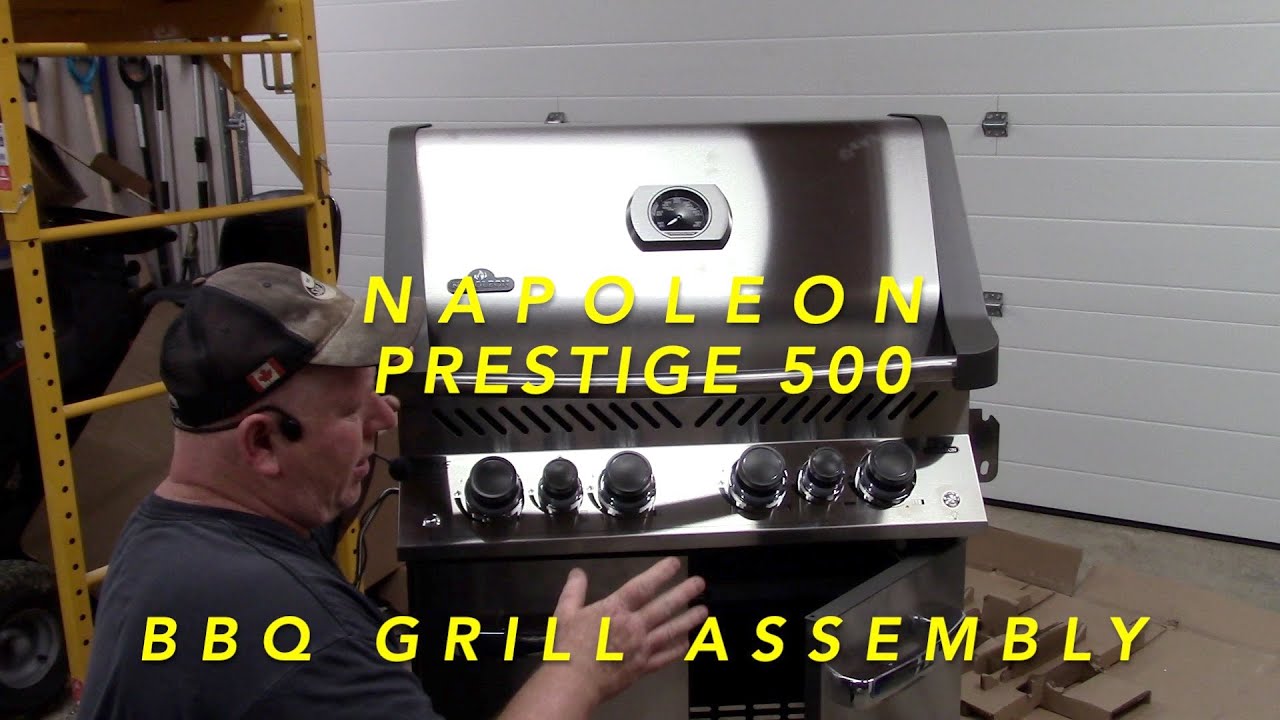 Napoleon Prestige 500 BBQ Grill Assembly