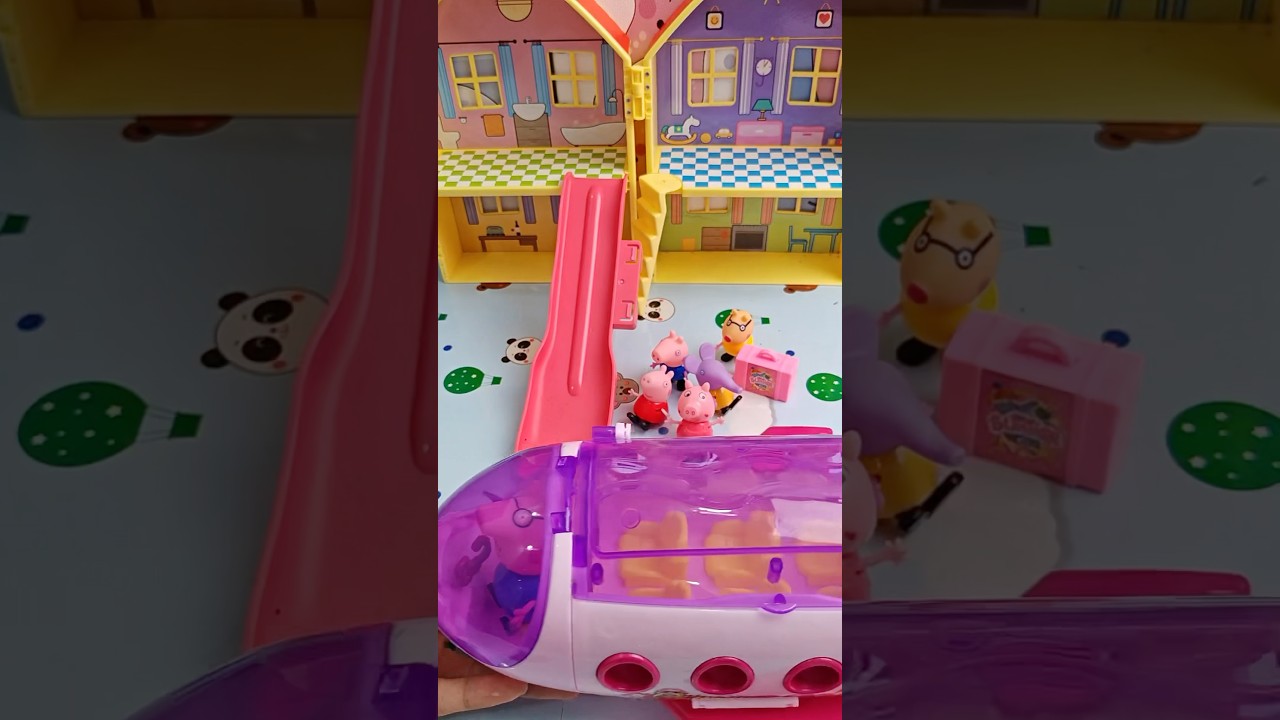 Satisfying with Unboxing & Review Peppa Pig Travel By Plane Part 3 #asmr #toys #peppapig