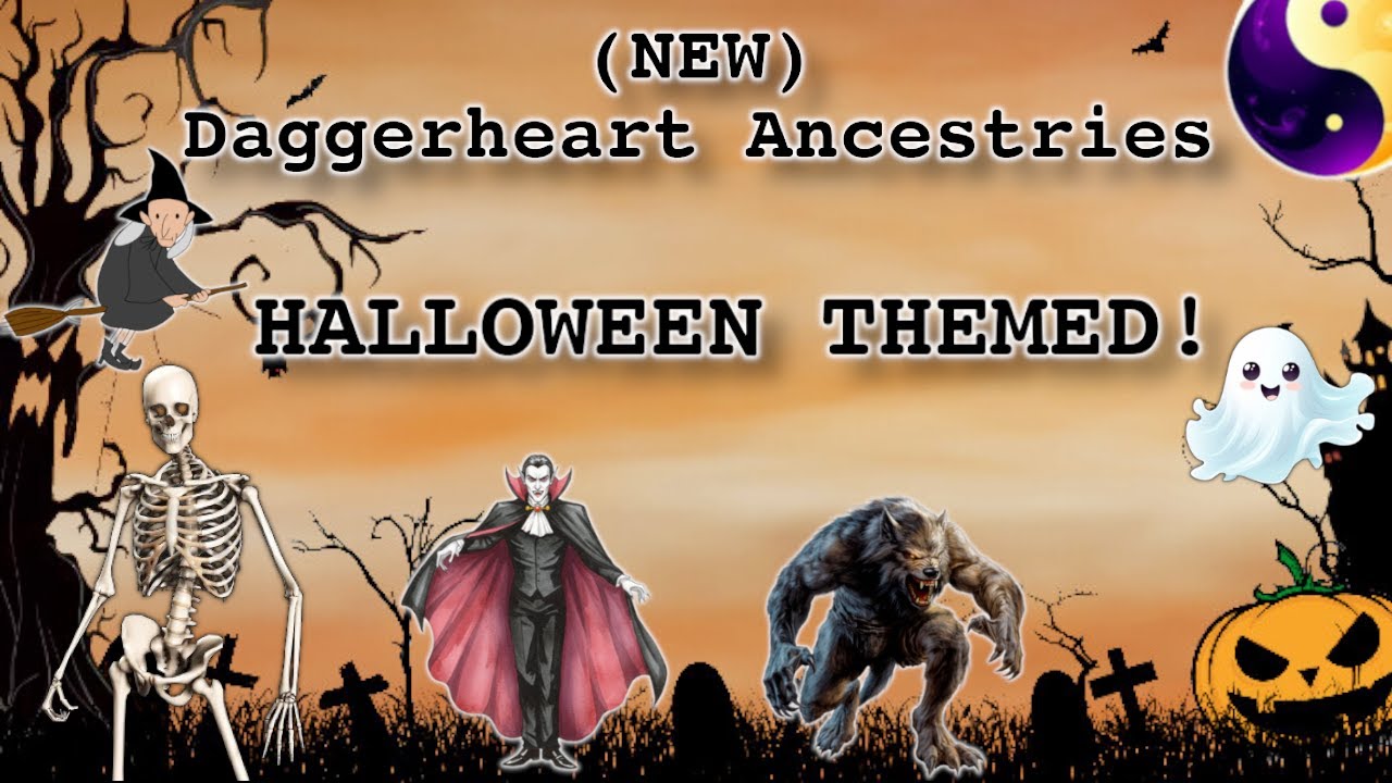 **NEW** Daggerheart Ancestries - HALLOWEEN THEMED