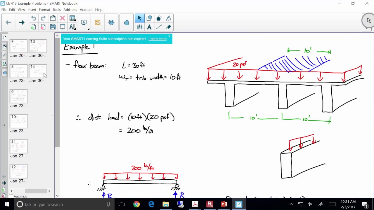CE 413 Lecture 10:  Beam Design Examples (2017.02.03)
