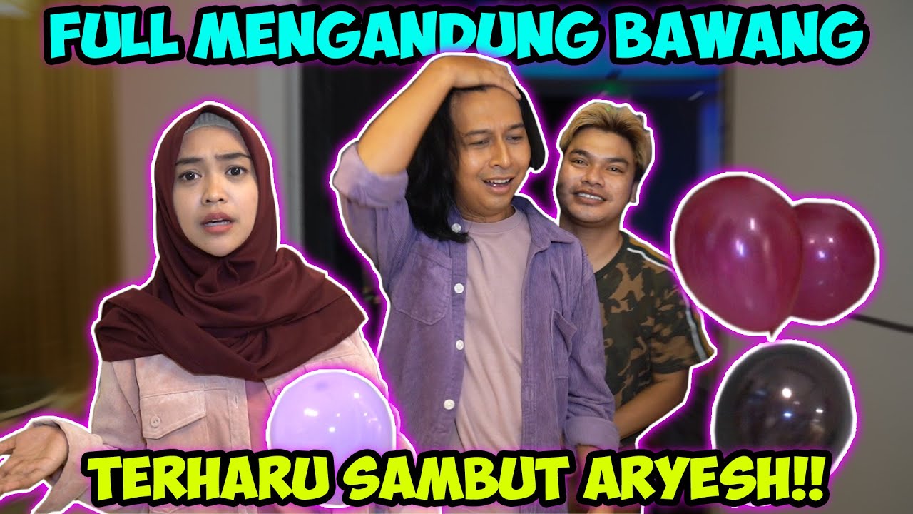 NANGIS BOMBAY TERHARU BANGET NYAMBUT BANG ARYESH BALIK KE RUMAH RICIS...