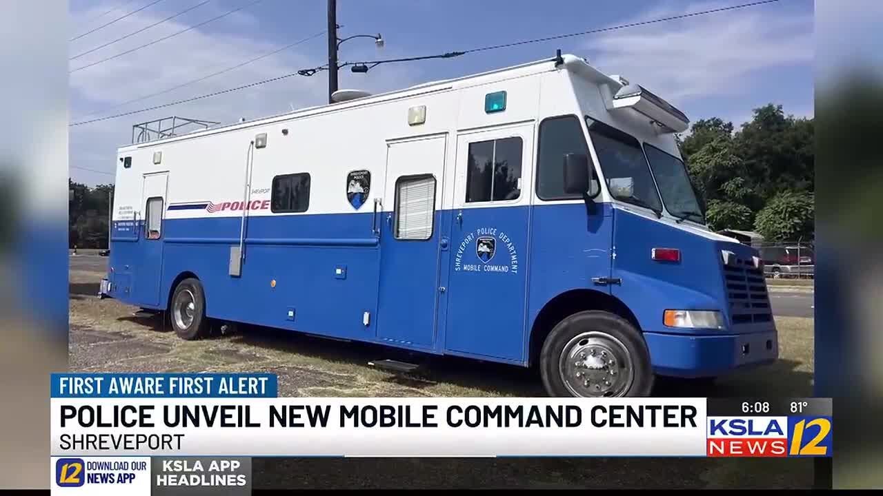 Shreveport Police unveils new mobile command center