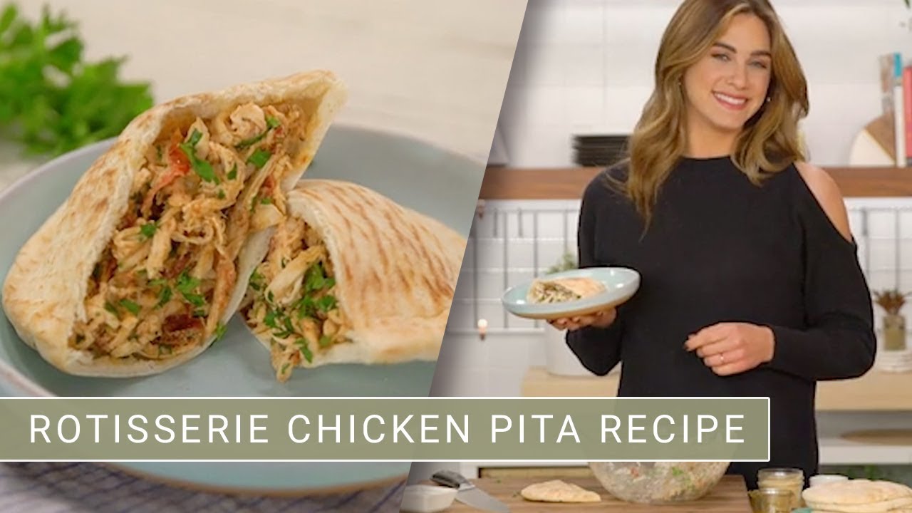How to Repurpose a Rotisserie Chicken into the Best Pita Sandwich Ever | Dini Klein