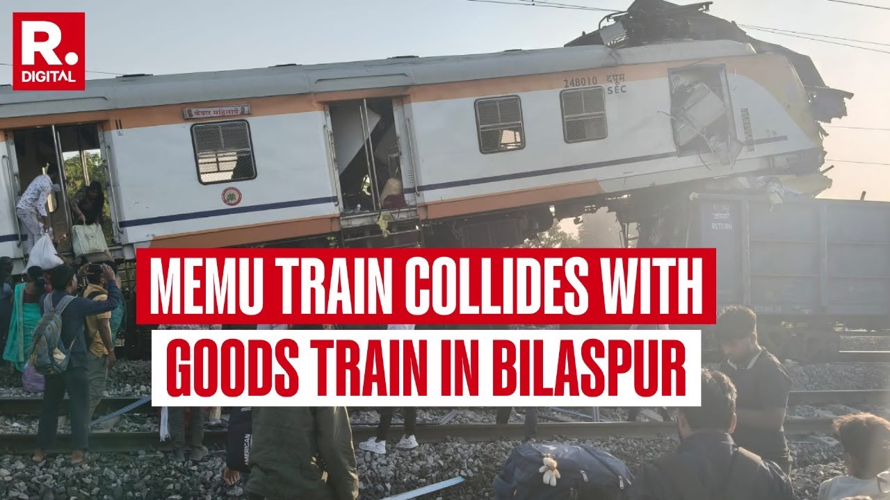 BREAKING: Goods Train Collides With Passenger Train Bilaspur, Rescue Ops Underway