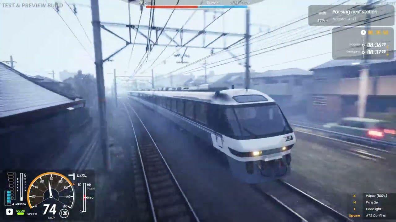 RUNNING TRAIN | 走ル列車！Sankai Main Line: Kanamori &rarr; Nagara | DC8500