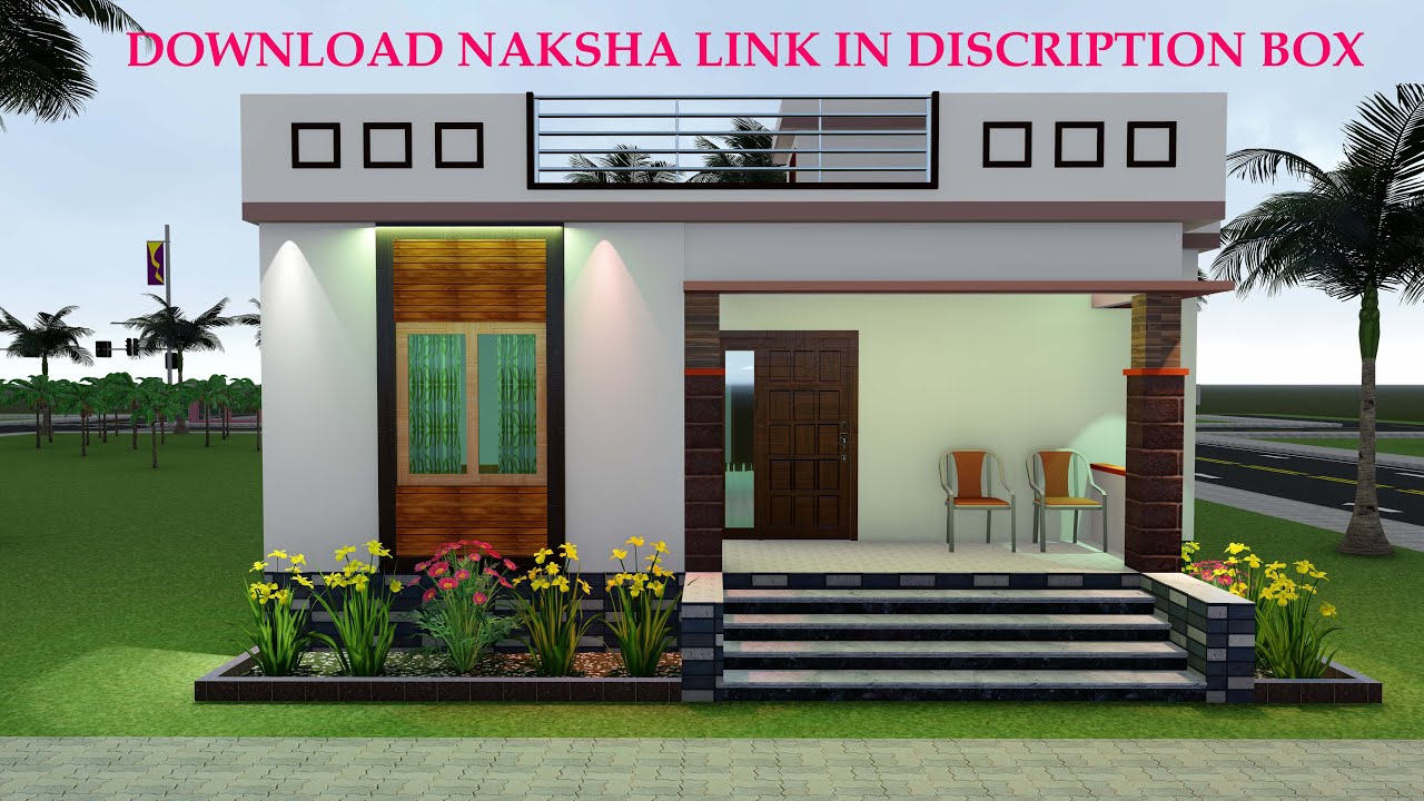 3 bedrooms simple village house plans | beautiful village home plan @My home plan
