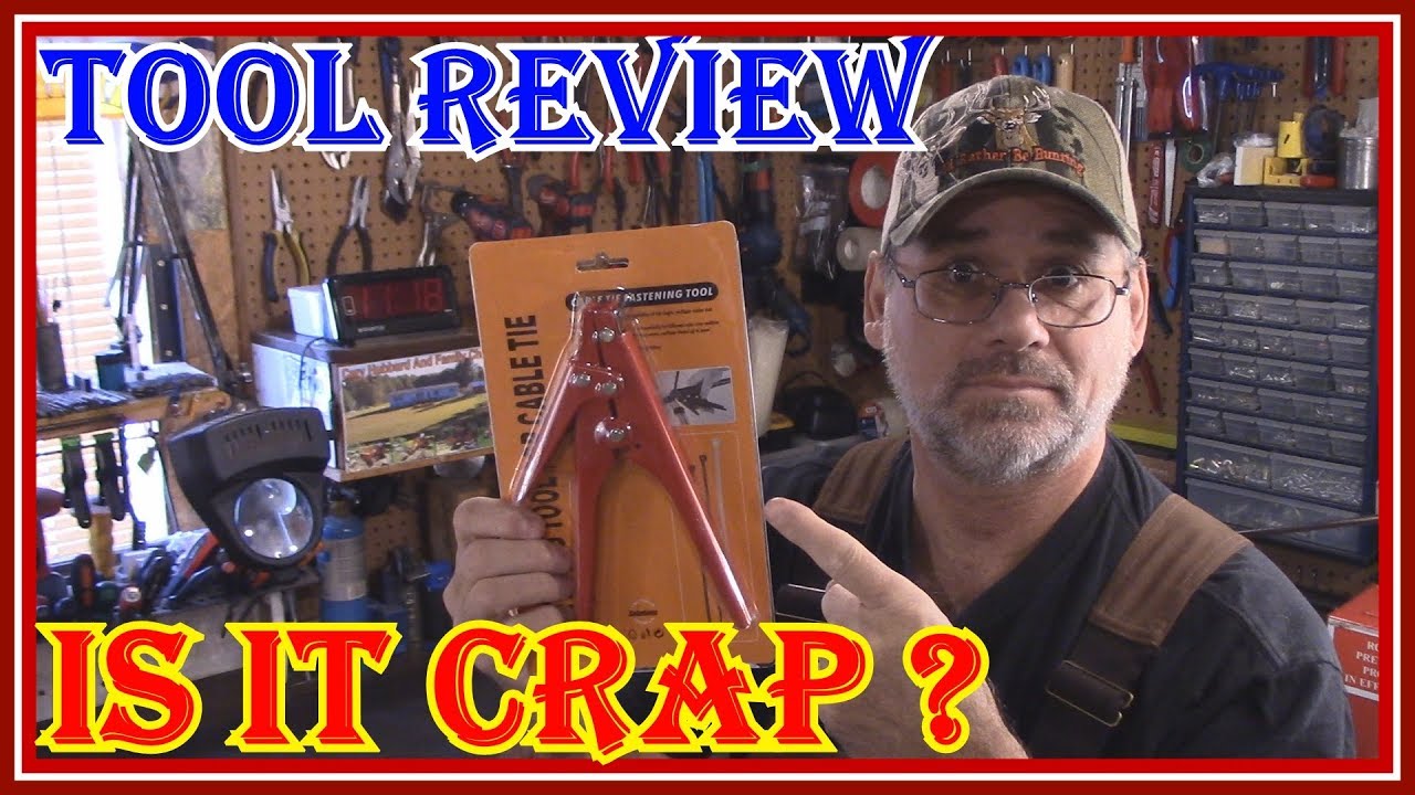 HS-519 Cable Tie Gun Tensioning and Cutting Tool  Review