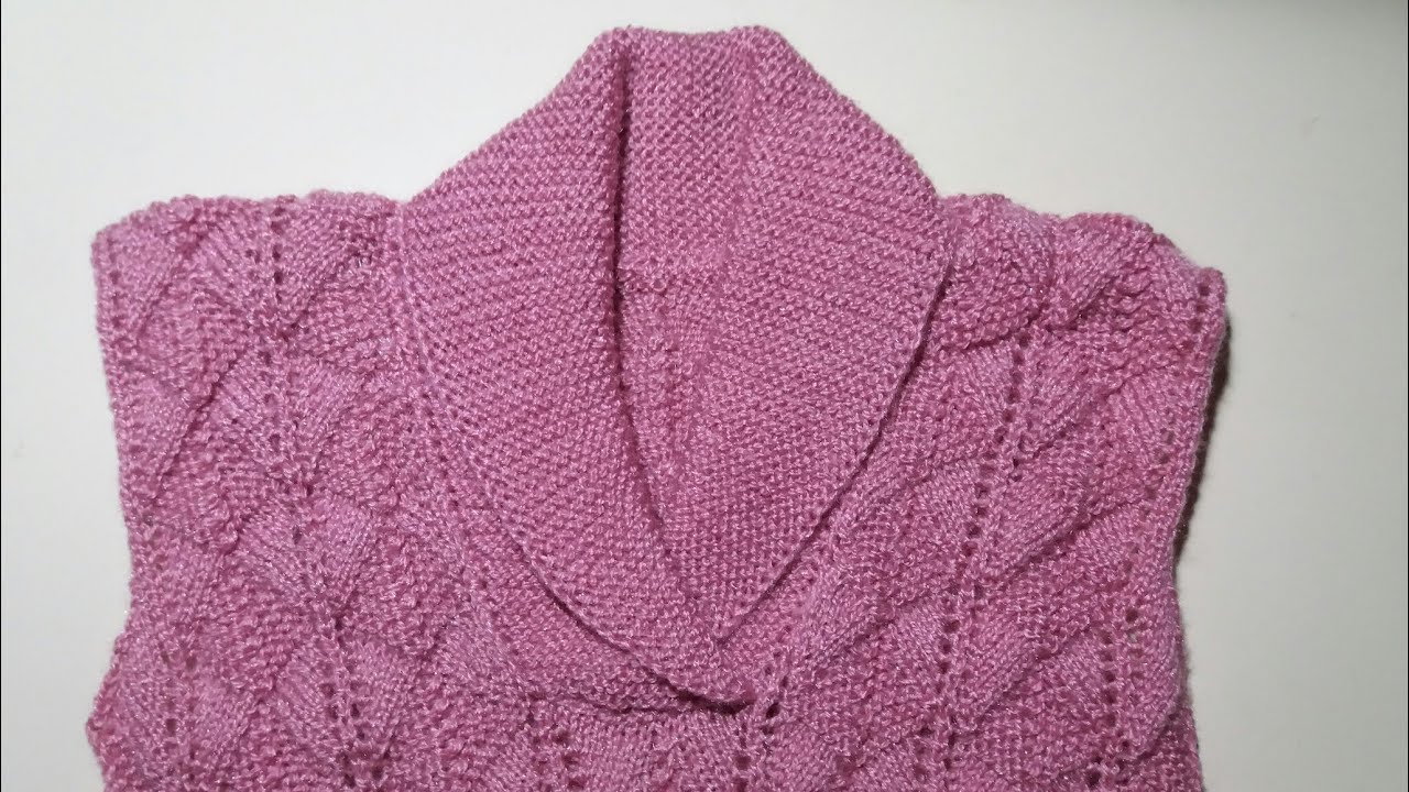 Collar knitting design ( collar कैसे बनाए ) for girls - part - 4