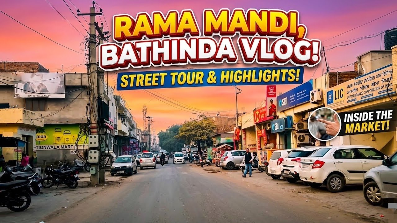 Rama Mandi vlog || Raman Mandi video | rama Mandi Bathinda township | raman mandi  | Rama