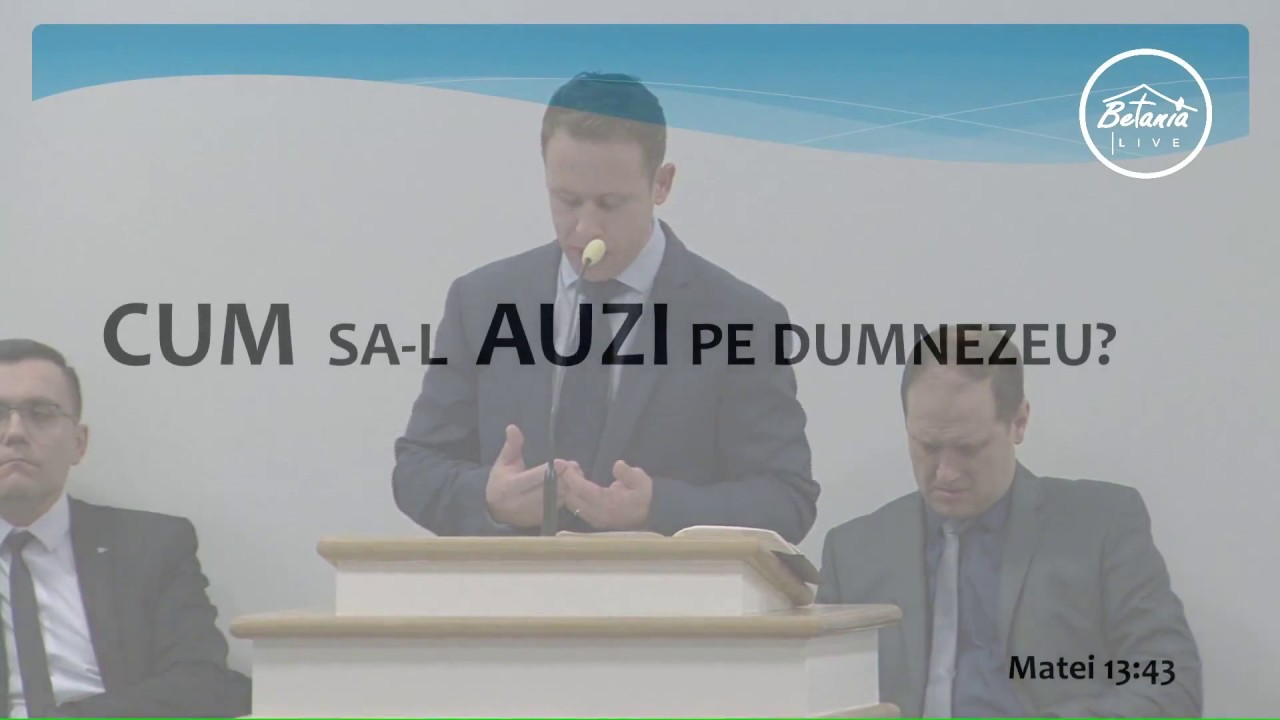 Cum sa auzi vocea Lui Dumnezeu | Avram Hadarau | 11.2.2018