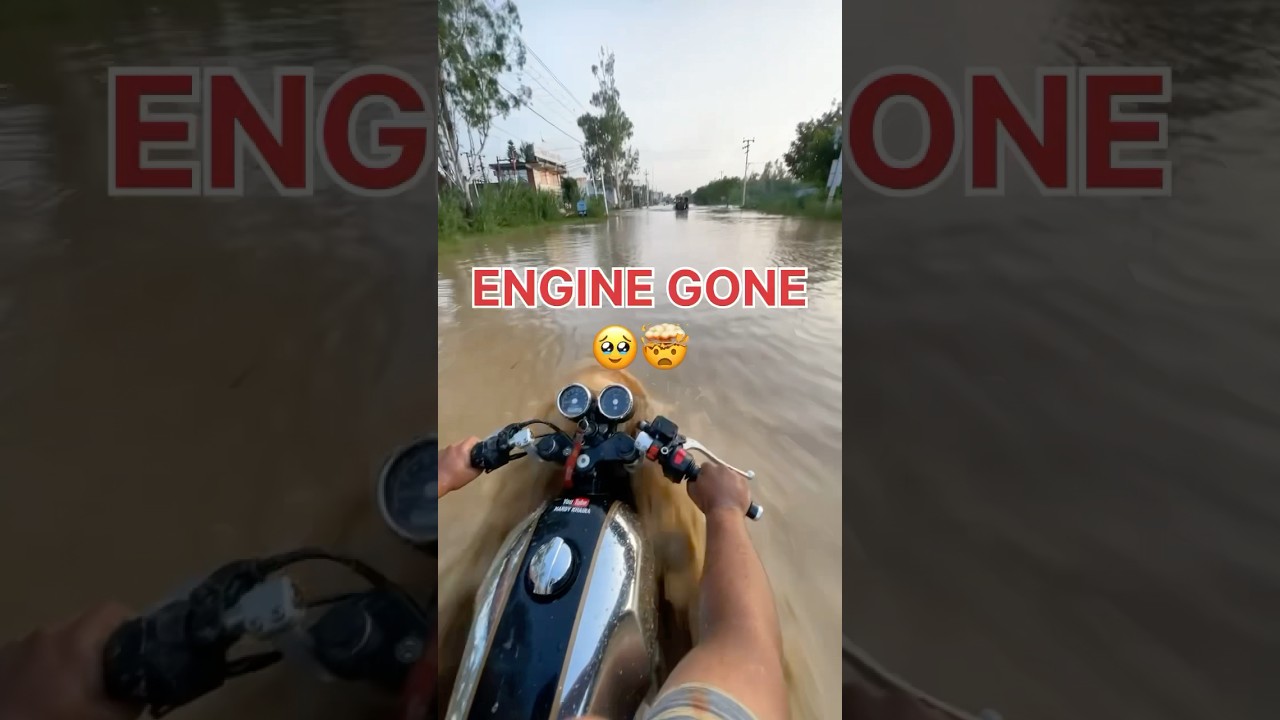 CONTINENTAL GT 650 IN RIVER  | BHOT TAGDA NUKSAN 😭 💔 AAP AISA MAT KARNA  #continentalgt650 #gt650