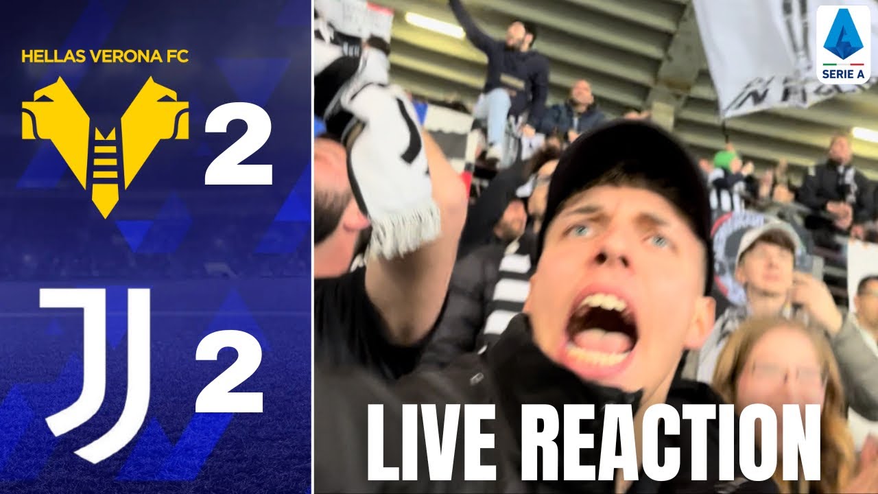 😓 LIVE REACTION dal BENTEGODI / DELUSIONE TOTALE! HELLAS VERONA JUVENTUS 2-2